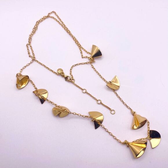 J Crew Vintage Charms Golden Necklace - Picture 4 of 5